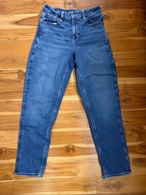 American Eagle Outfitters Curvy Mom Jeans - Blue Denim